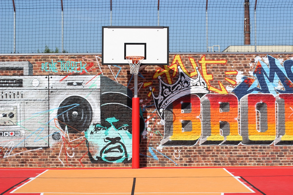 Basketballanlage vom Hersteller GWsports