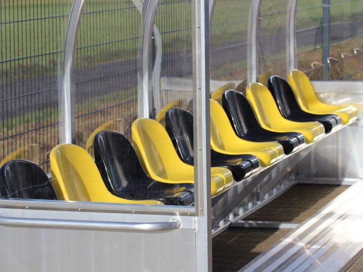 Spielerkabinen aus Aluminium vom Hersteller