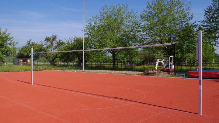 Volleyballpfosten für Wettkampf und Training